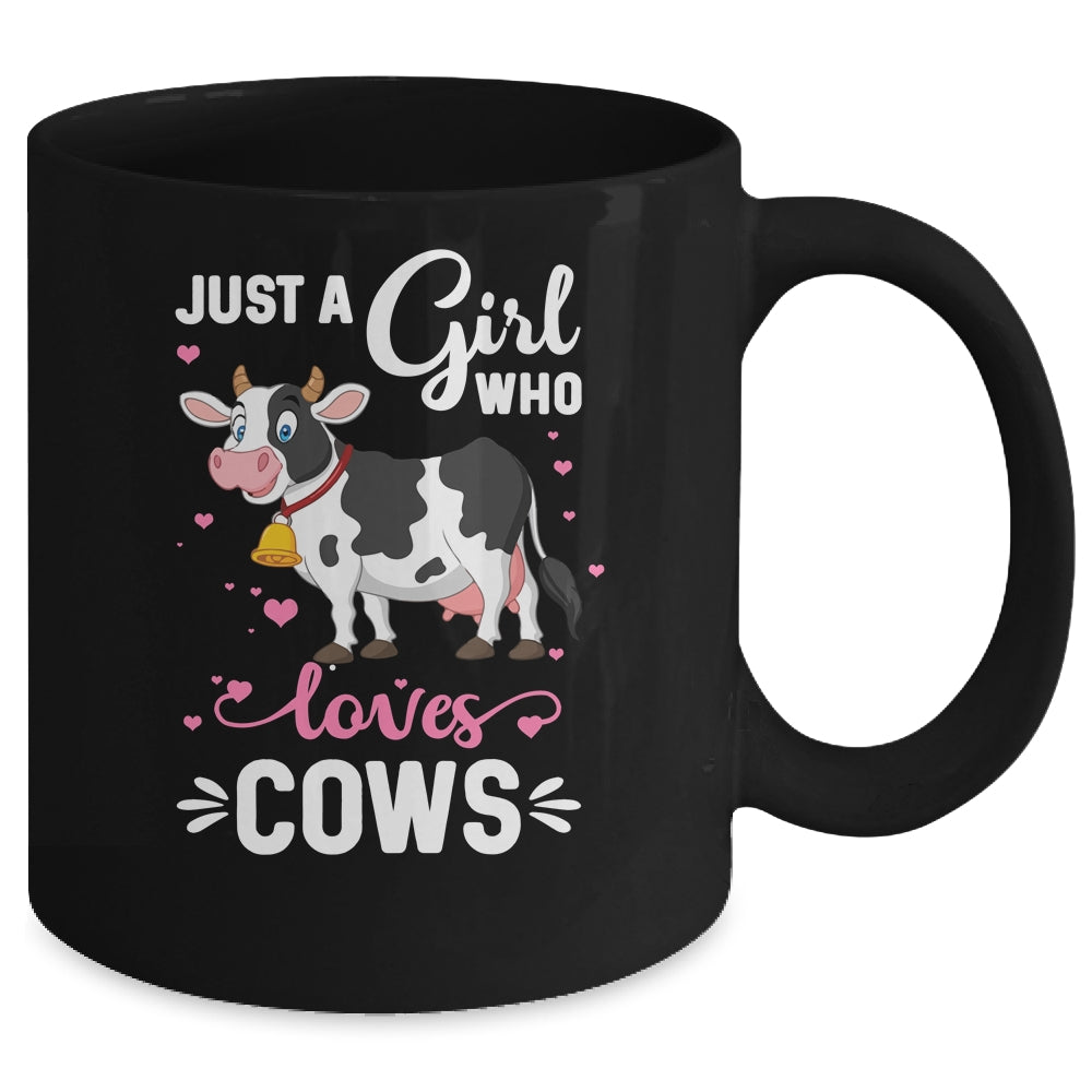 Cow Just A Girl Who Loves Cows Farmer Mug | siriusteestore