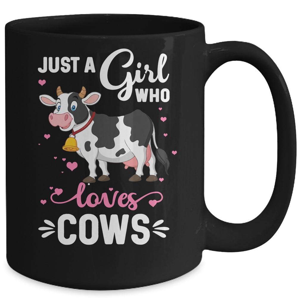 Cow Just A Girl Who Loves Cows Farmer Mug | siriusteestore
