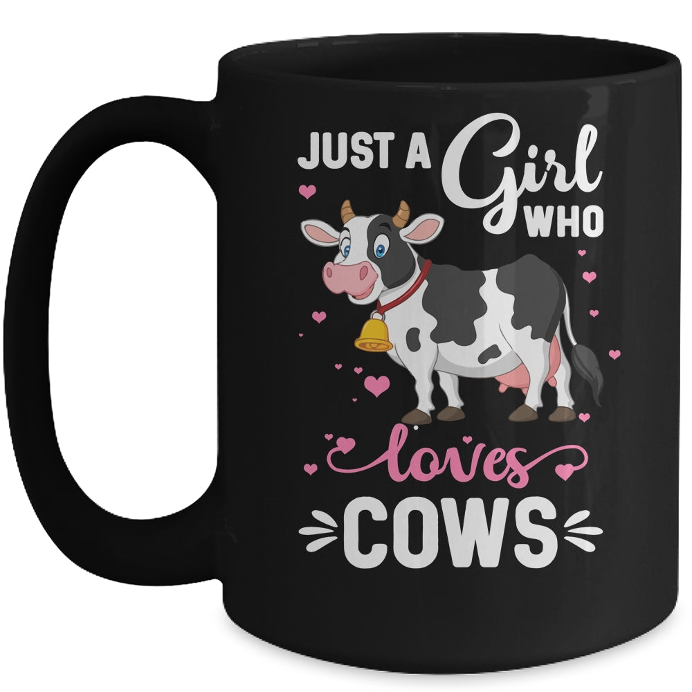 Cow Just A Girl Who Loves Cows Farmer Mug | siriusteestore