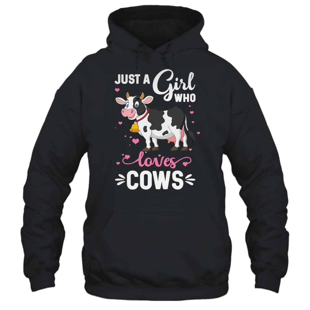 Cow Just A Girl Who Loves Cows Farmer Shirt & Tank Top | siriusteestore