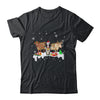 Cow Reindeer Santa Hat Christmas Light Funny Cows Lover Xmas Shirt & Sweatshirt | siriusteestore