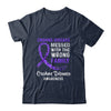 Crohns Disease Awareness Messed With The Wrong Family Support Shirt & Hoodie | siriusteestore