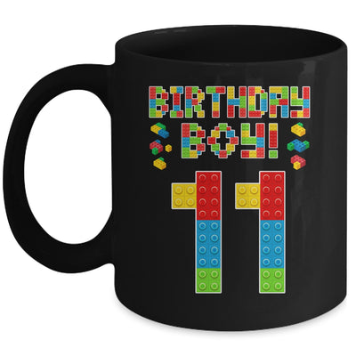 Cute 11th Birthday 11 Years Old Block Building Boys Lover Mug | siriusteestore