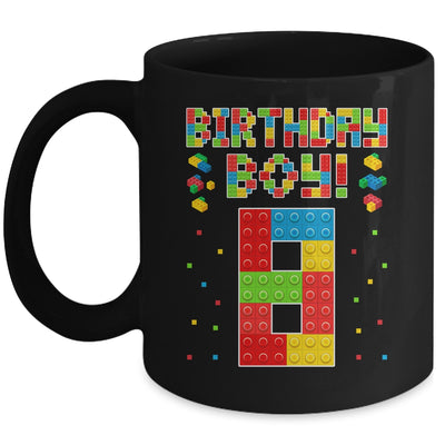 Cute 8th Birthday 8 Years Old Block Building Boys Lover Mug | siriusteestore
