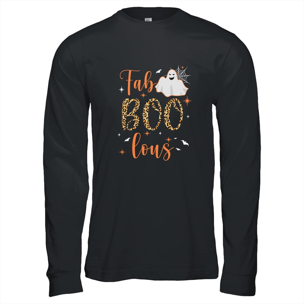 Cute Boo Ghost Halloween Fab Boo Lous Leopard Shirt & Hoodie | siriusteestore
