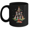 Cute Cat Lover Christmas Tree Light Kitten Xmas Mom Women Mug | siriusteestore