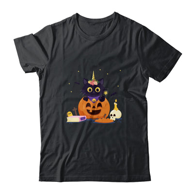 Cute Cat Pumpkin Unicorn Halloween Shirt & Tank Top | siriusteestore