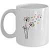 Cute Dandelion Books Flower Fly Reading Fan Club Mug | siriusteestore