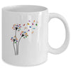 Cute Dandelion Books Flower Fly Reading Fan Club Mug | siriusteestore