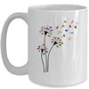 Cute Dandelion Books Flower Fly Reading Fan Club Mug | siriusteestore