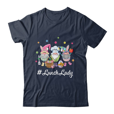 Cute Easter Day Gnome Love Lunch Lady Women Matching Shirt & Hoodie | siriusteestore