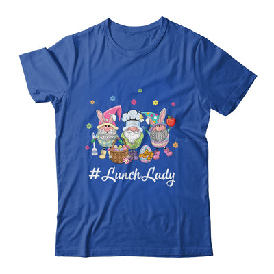 Cute Easter Day Gnome Love Lunch Lady Women Matching Shirt & Hoodie | siriusteestore