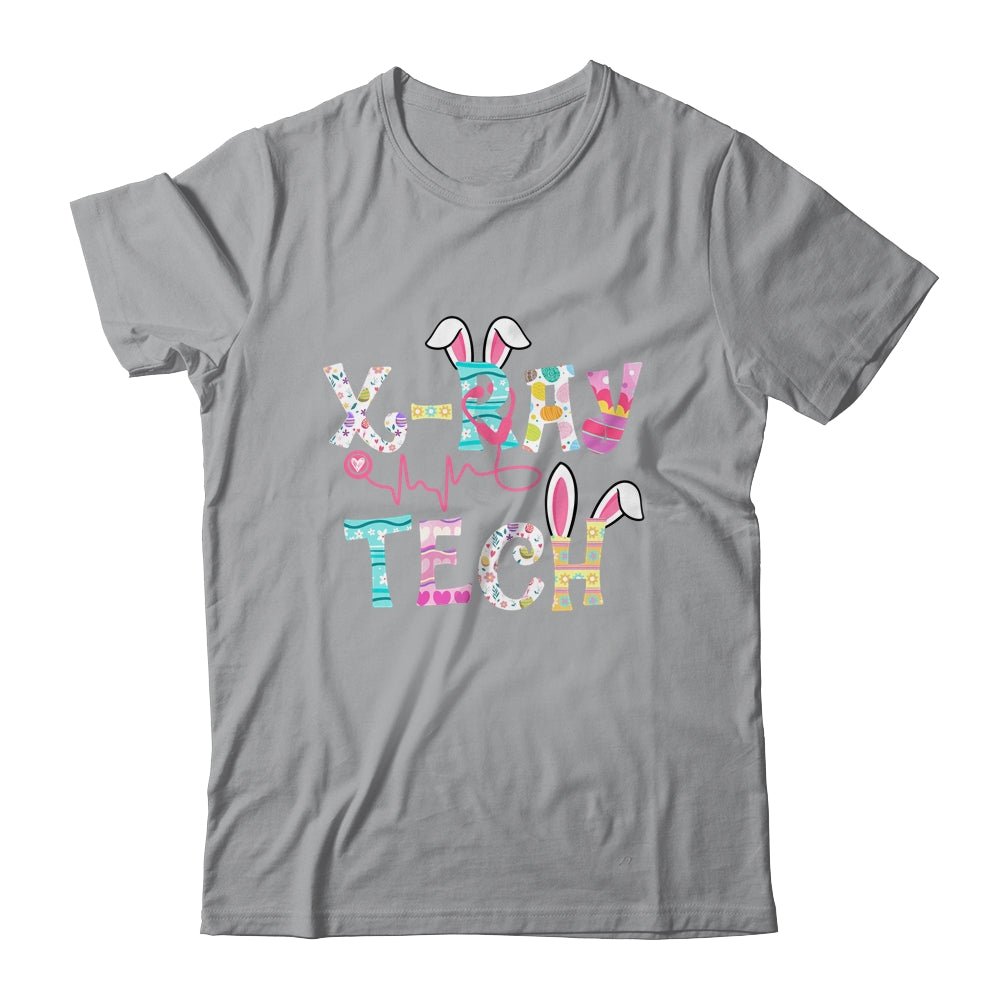 Cute Easter X Ray Tech Rn Nurse Bunny Ears Happy Easter Eggs Shirt & Tank Top | siriusteestore