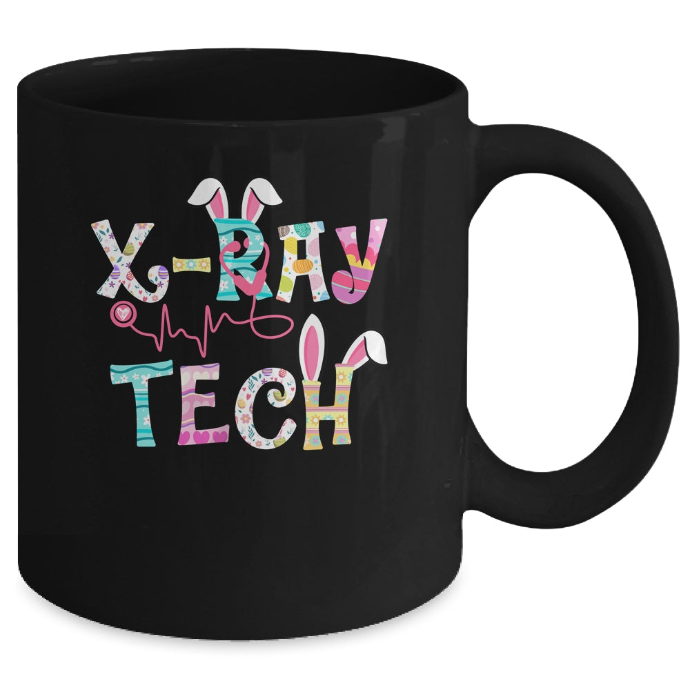 Cute Easter X Ray Tech Rn Nurse Bunny Ears Happy Easter Eggs Mug | siriusteestore