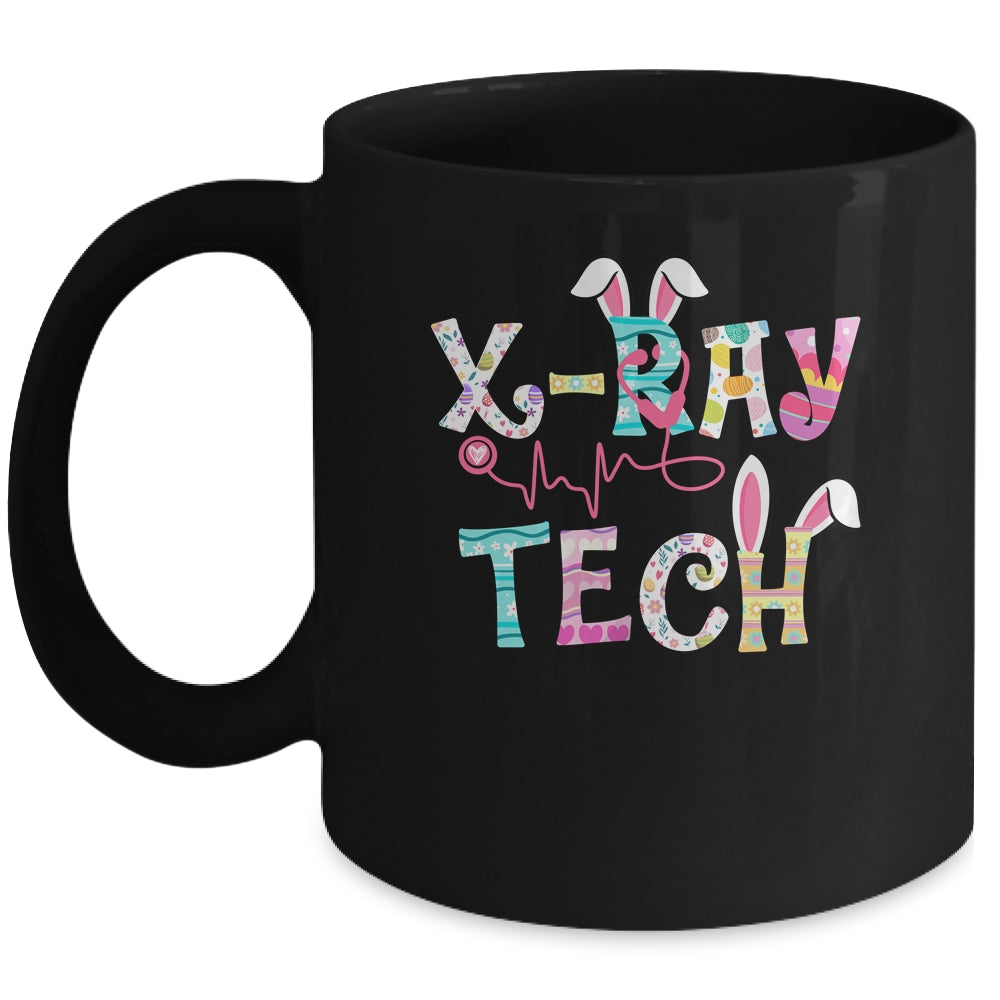 Cute Easter X Ray Tech Rn Nurse Bunny Ears Happy Easter Eggs Mug | siriusteestore