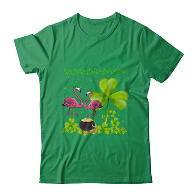 Cute Flamingo St Patricks Day Shamrock Funny Flamingo Irish Shirt & Hoodie | siriusteestore