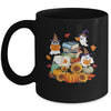 Cute Ghost Book Reading Halloween Teacher Library Funny Mug | siriusteestore