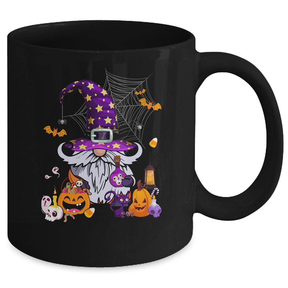 Cute Gnomes Happy Halloween Fall Candy Corn Pumpkin Boy Girl Mug | siriusteestore