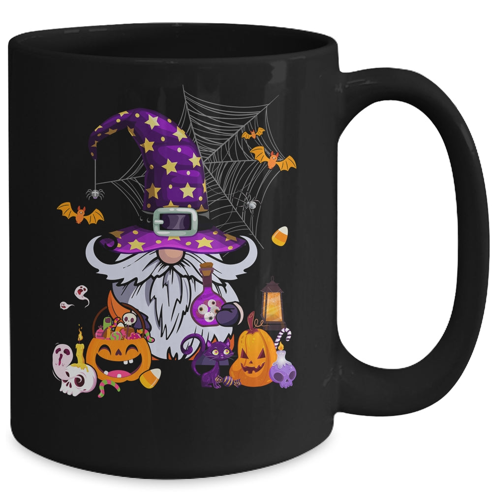 Cute Gnomes Happy Halloween Fall Candy Corn Pumpkin Boy Girl Mug | siriusteestore