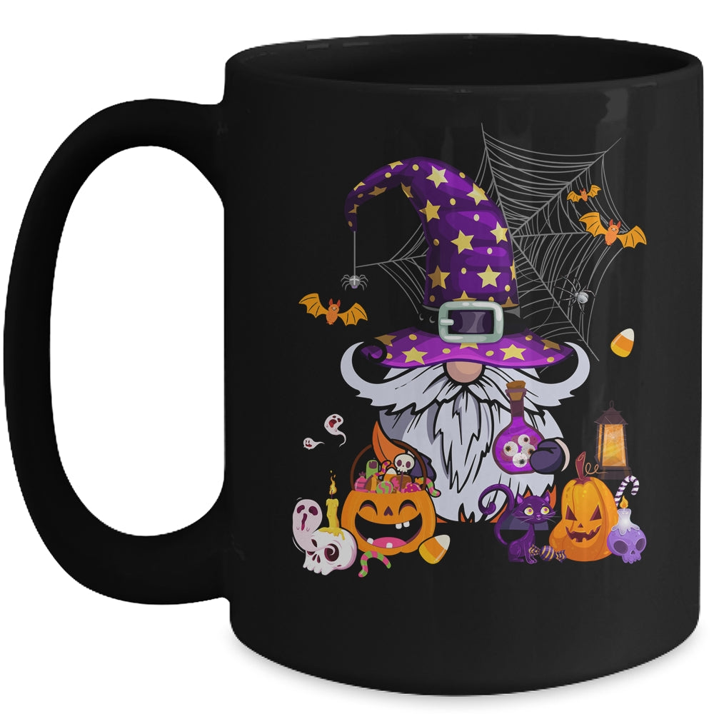 Cute Gnomes Happy Halloween Fall Candy Corn Pumpkin Boy Girl Mug | siriusteestore