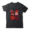Cute Gnomes Valentines Love Leopard Plaid Couple Matching Shirt & Tank Top | siriusteestore