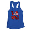 Cute Gnomes Valentines Love Leopard Plaid Couple Matching Shirt & Tank Top | siriusteestore
