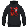 Cute Gnomes Valentines Love Leopard Plaid Couple Matching Shirt & Tank Top | siriusteestore