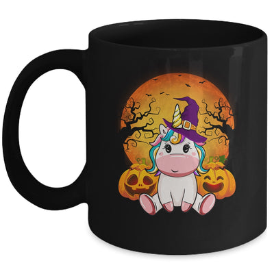 Cute Halloween Witchy Unicorn Halloween Mug | siriusteestore