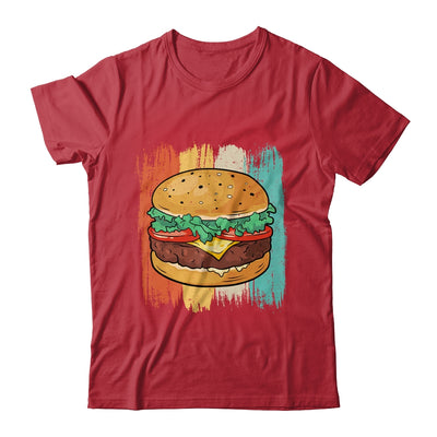 Cute Hamburger Design For Men Women Vintage Hamburger Burger Shirt & Tank Top | siriusteestore