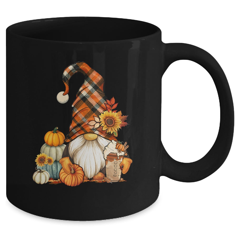 Cute Holiday Gnome For Thanksgiving With Fall Pumpkin Spice Mug | siriusteestore