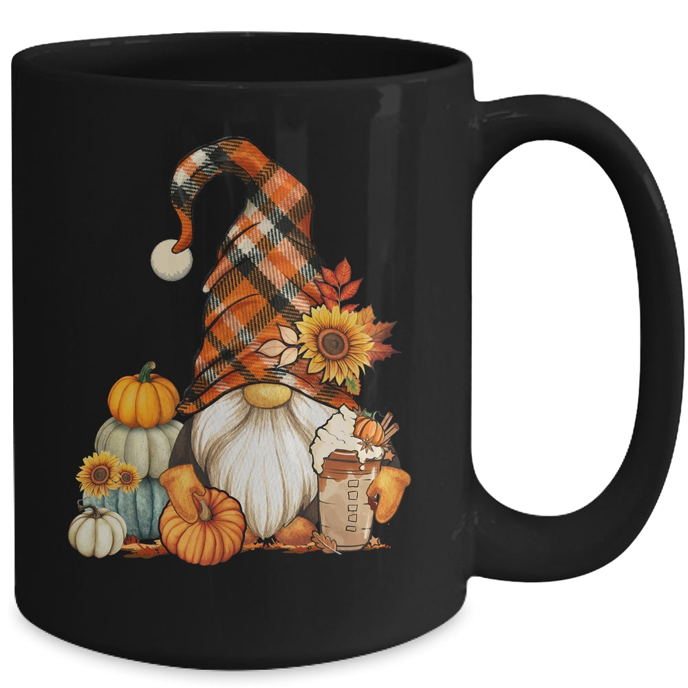 Cute Holiday Gnome For Thanksgiving With Fall Pumpkin Spice Mug | siriusteestore