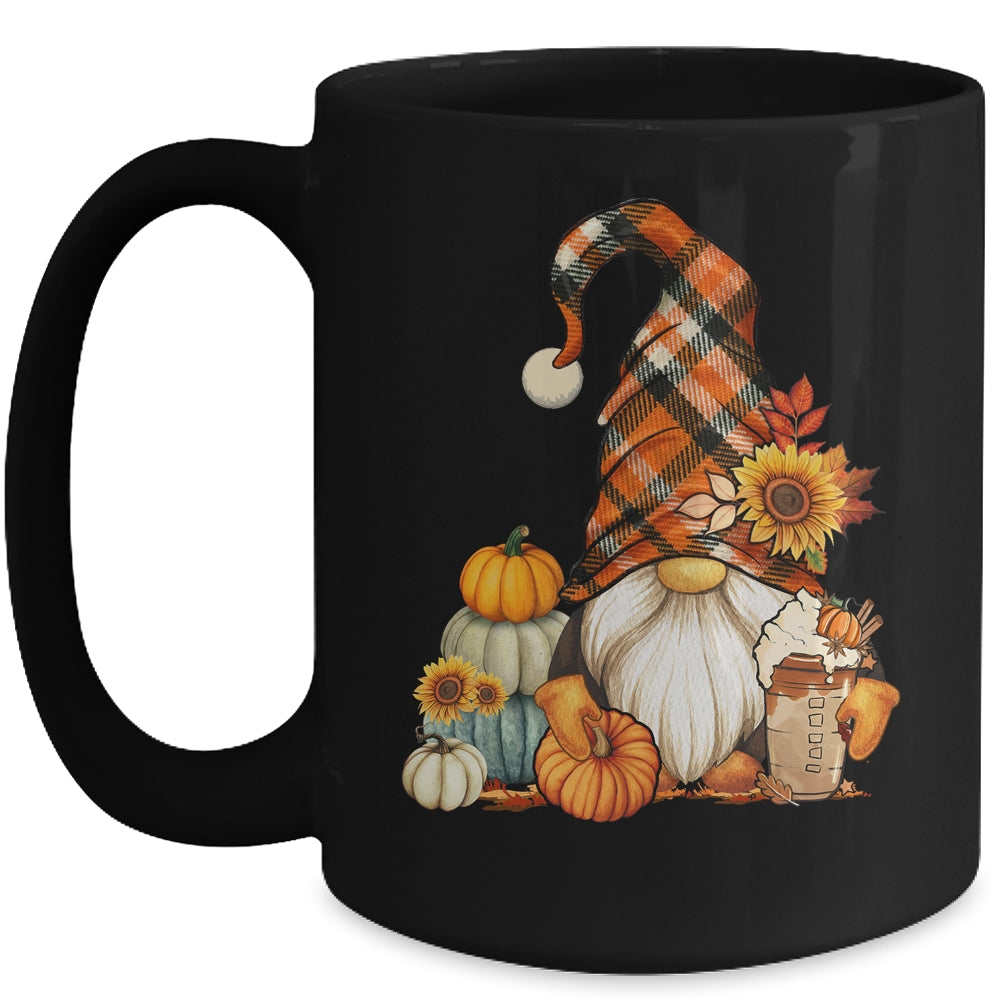 Cute Holiday Gnome For Thanksgiving With Fall Pumpkin Spice Mug | siriusteestore