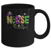 Cute Leopard Nurse Mardi Gras Festival Party Nursing Costume Mug | siriusteestore