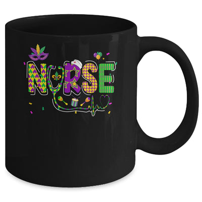 Cute Leopard Nurse Mardi Gras Festival Party Nursing Costume Mug | siriusteestore