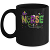 Cute Leopard Nurse Mardi Gras Festival Party Nursing Costume Mug | siriusteestore