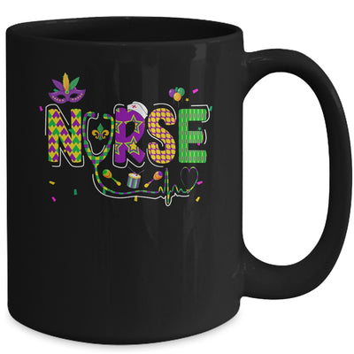 Cute Leopard Nurse Mardi Gras Festival Party Nursing Costume Mug | siriusteestore