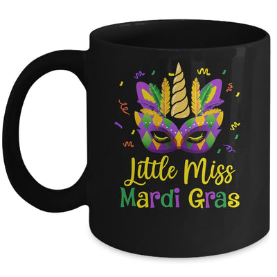Cute Little Miss Mardi Gras Kids Girl Outfit Mug | siriusteestore