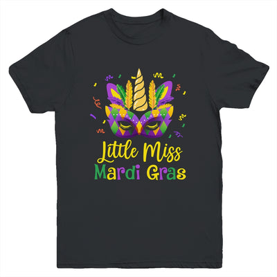 Cute Little Miss Mardi Gras Kids Girl Outfit Youth Shirt | siriusteestore
