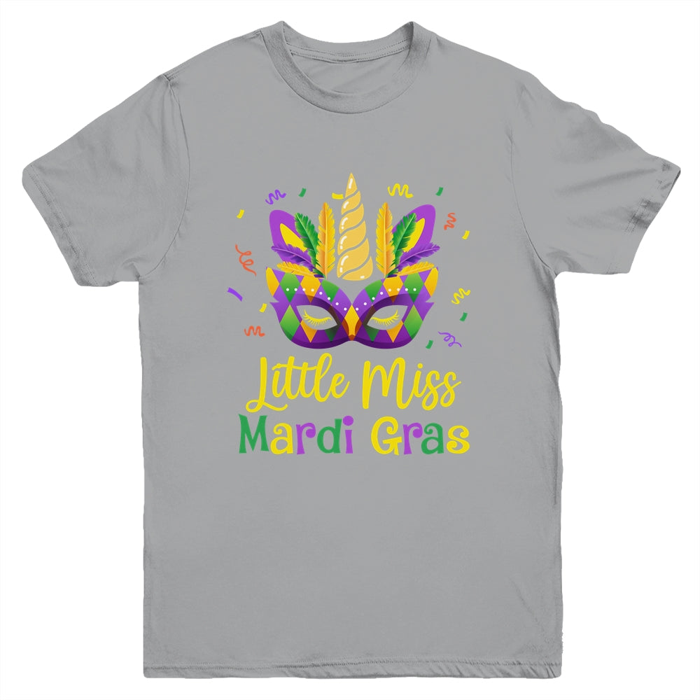 Cute Little Miss Mardi Gras Kids Girl Outfit Youth Shirt | siriusteestore