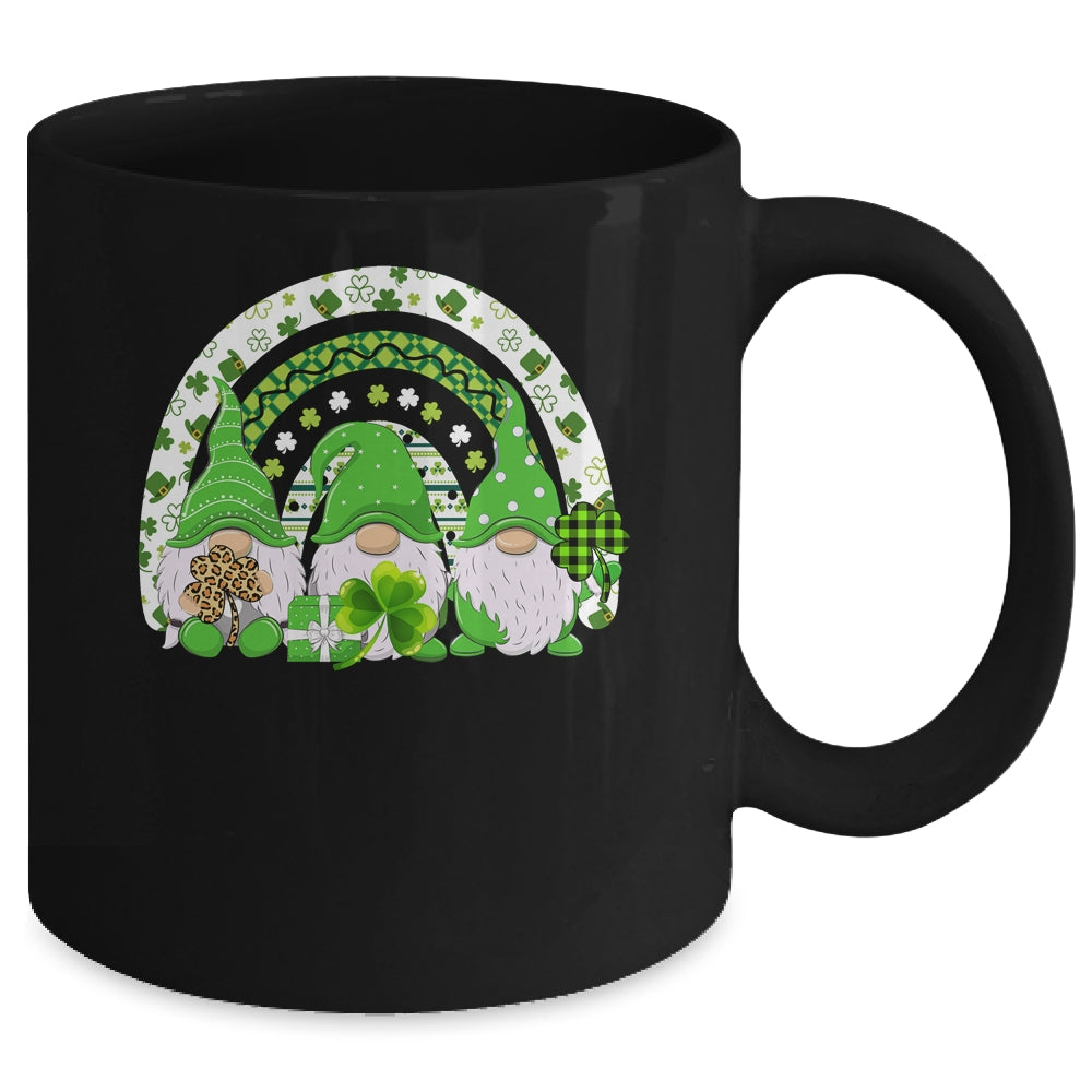 Cute Lucky Rainbow Gnome Happy St Patricks Day Mug | siriusteestore