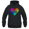 Cute Pride Heart LGBTQ Lesbian Rainbow Apparel Gay Pride Shirt & Tank Top | siriusteestore