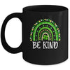 Cute Rainbow Be Kind St Patricks Day Happy Lucky Heart Mug | siriusteestore