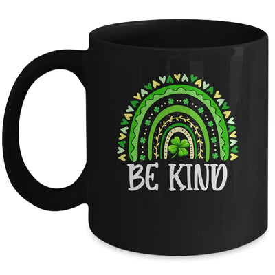 Cute Rainbow Be Kind St Patricks Day Happy Lucky Heart Mug | siriusteestore