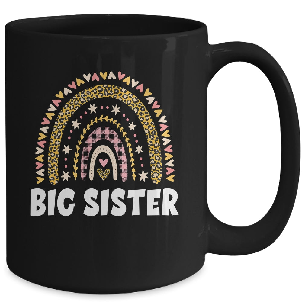 Cute Rainbow Big Sister Women Teenager Teen Girl Kids Mug | siriusteestore