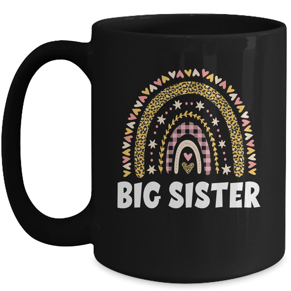 Cute Rainbow Big Sister Women Teenager Teen Girl Kids Mug | siriusteestore