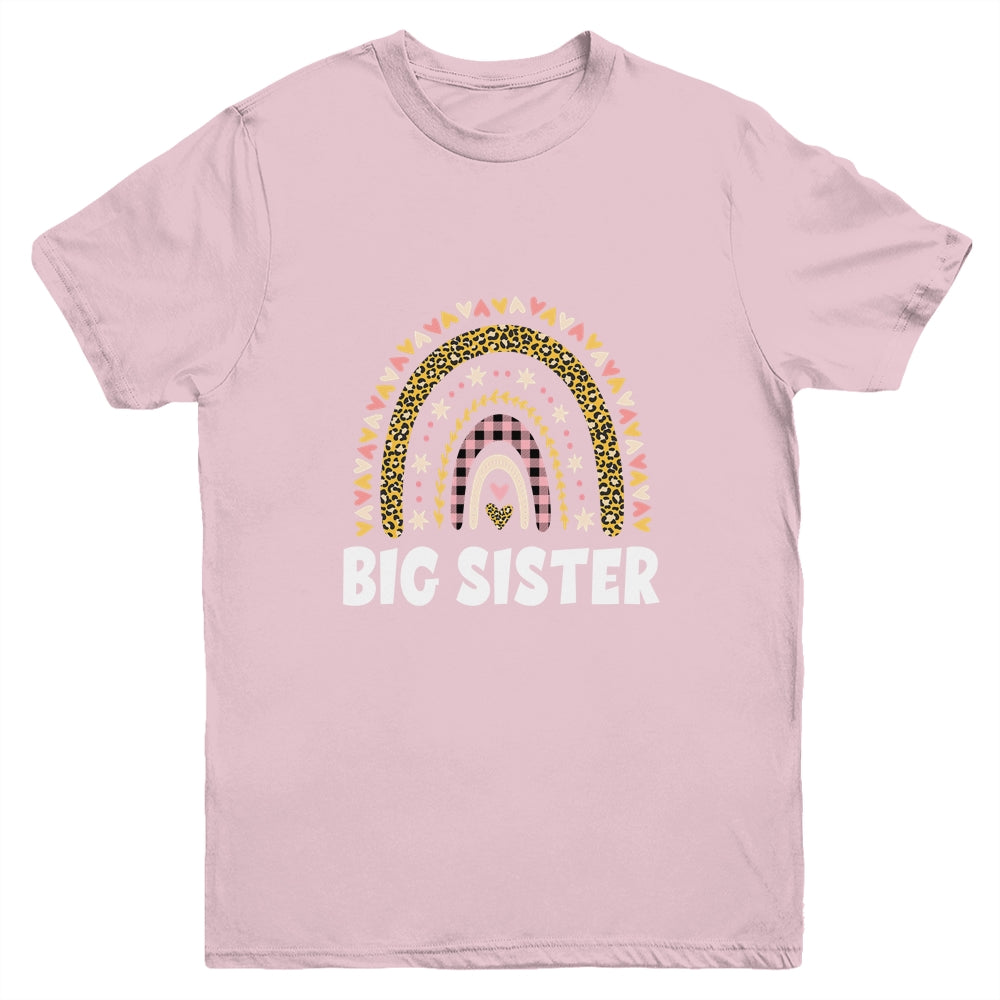 Cute Rainbow Big Sister Women Teenager Teen Girl Kids Youth Shirt | siriusteestore