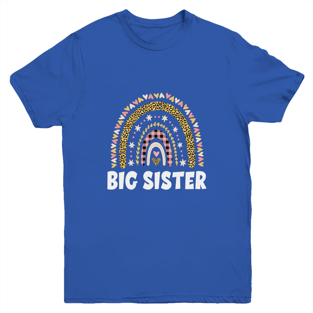 Cute Rainbow Big Sister Women Teenager Teen Girl Kids Youth Shirt | siriusteestore