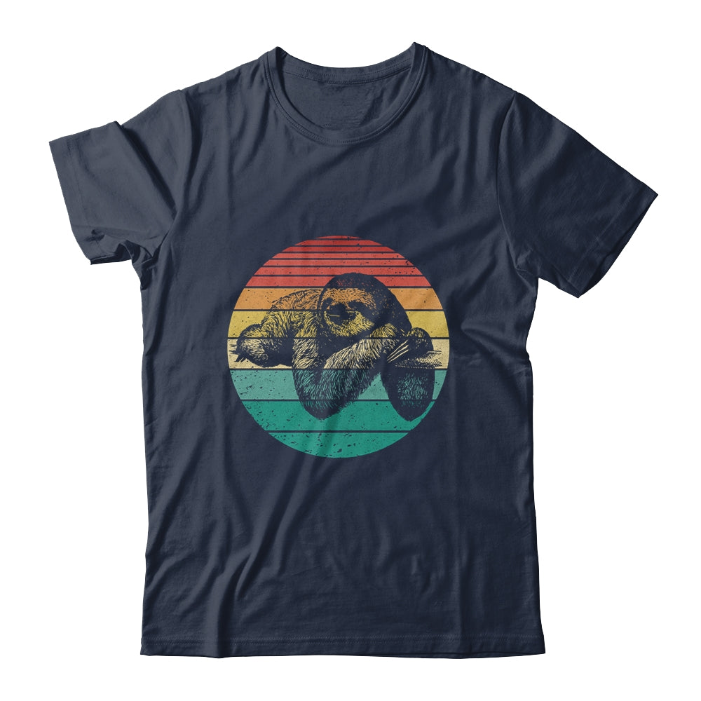 Cute Sloth For Girls Sunset Vintage Sunset Sloth Lover Shirt & Hoodie | siriusteestore