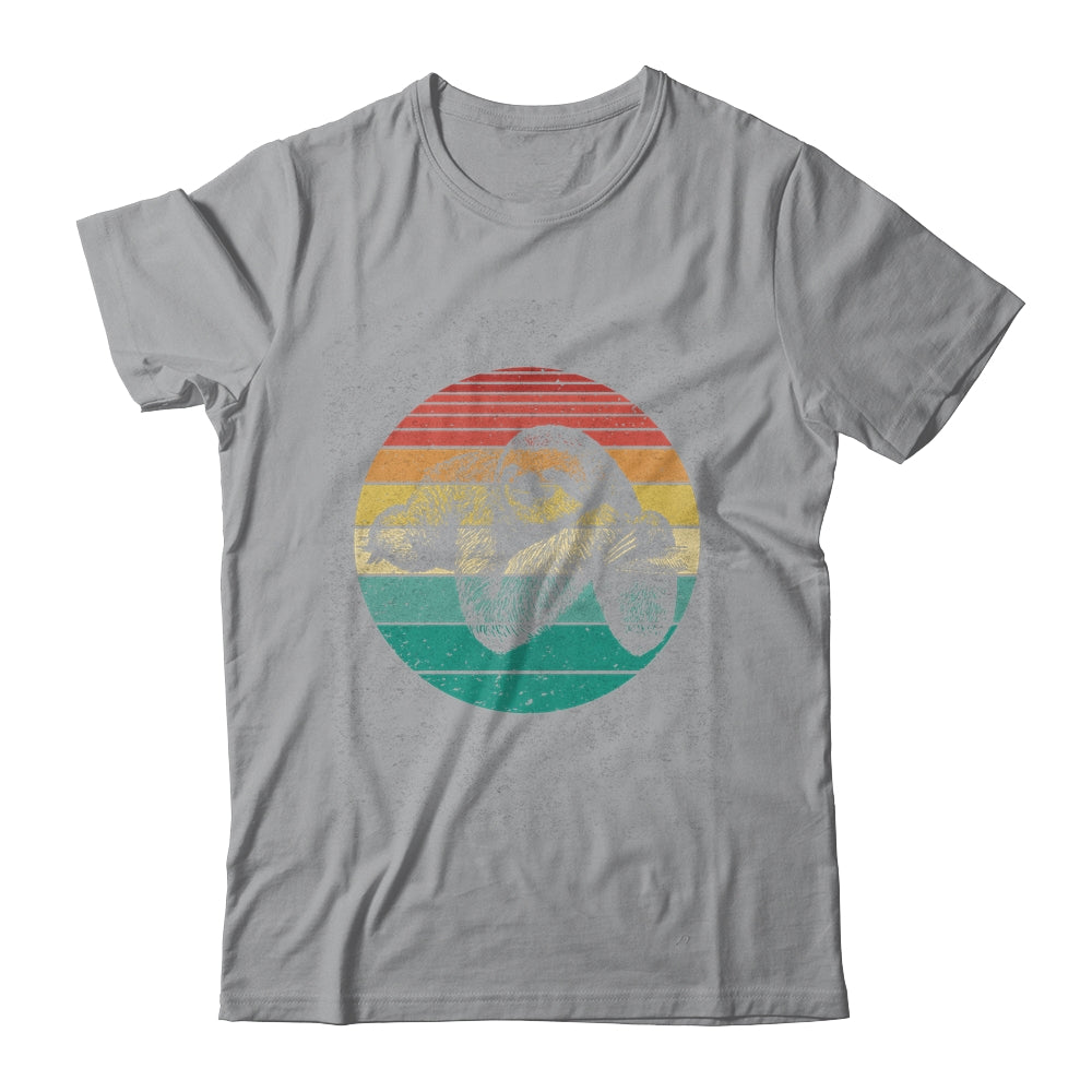 Cute Sloth For Girls Sunset Vintage Sunset Sloth Lover Shirt & Hoodie | siriusteestore