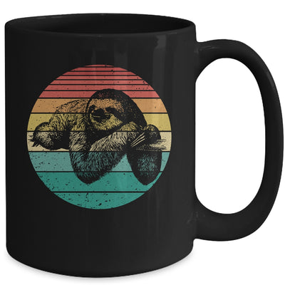 Cute Sloth For Girls Sunset Vintage Sunset Sloth Lover Mug | siriusteestore